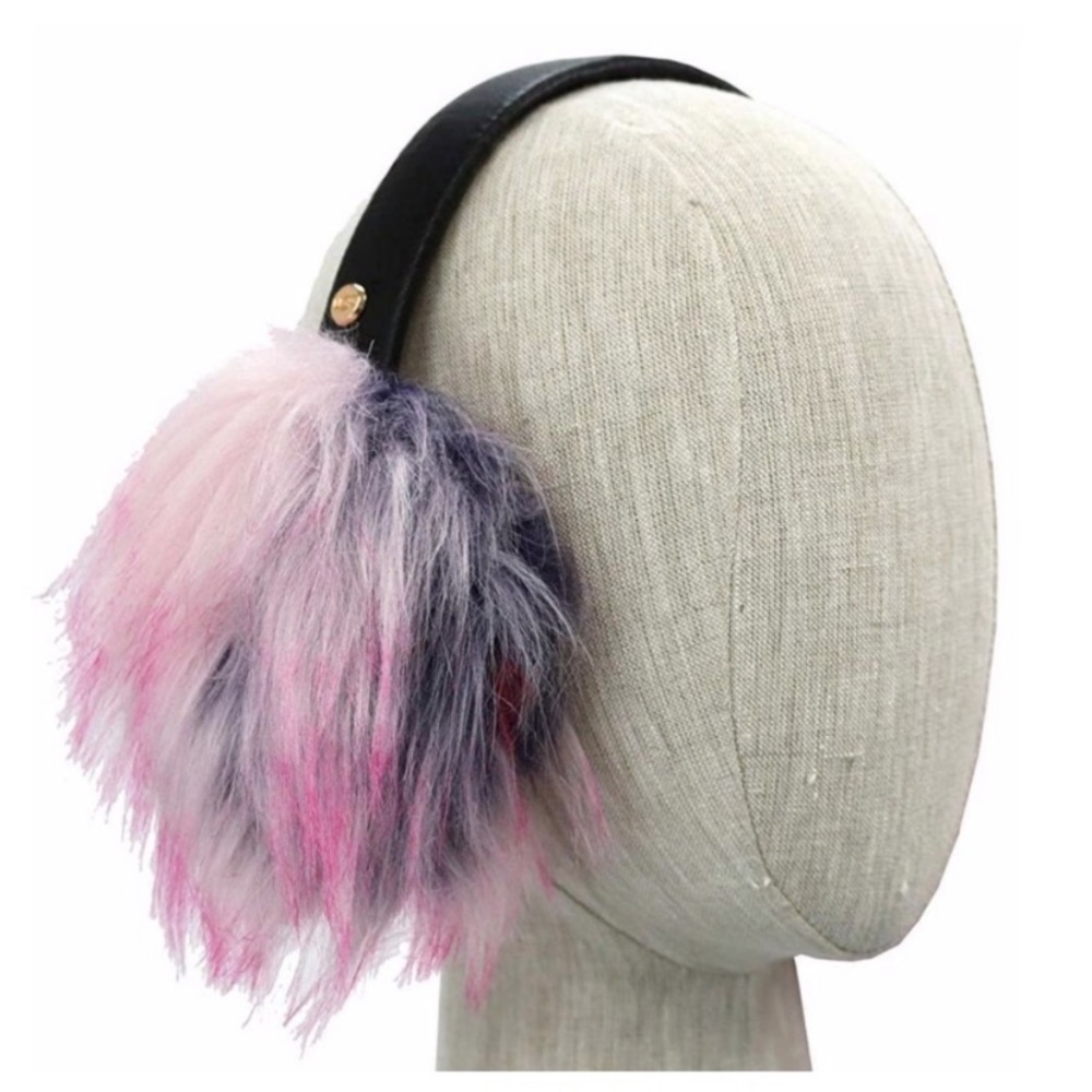 UGG Wired Faux Fur Patchwork Earmuffs - Picture 3 of 9